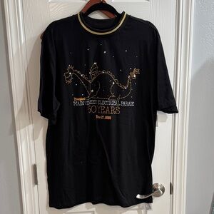 Disney Black and Gold Graphic Tee